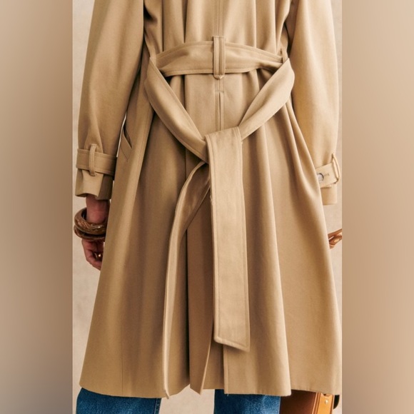 Sezane Scott Trench Coat - Picture 12 of 16